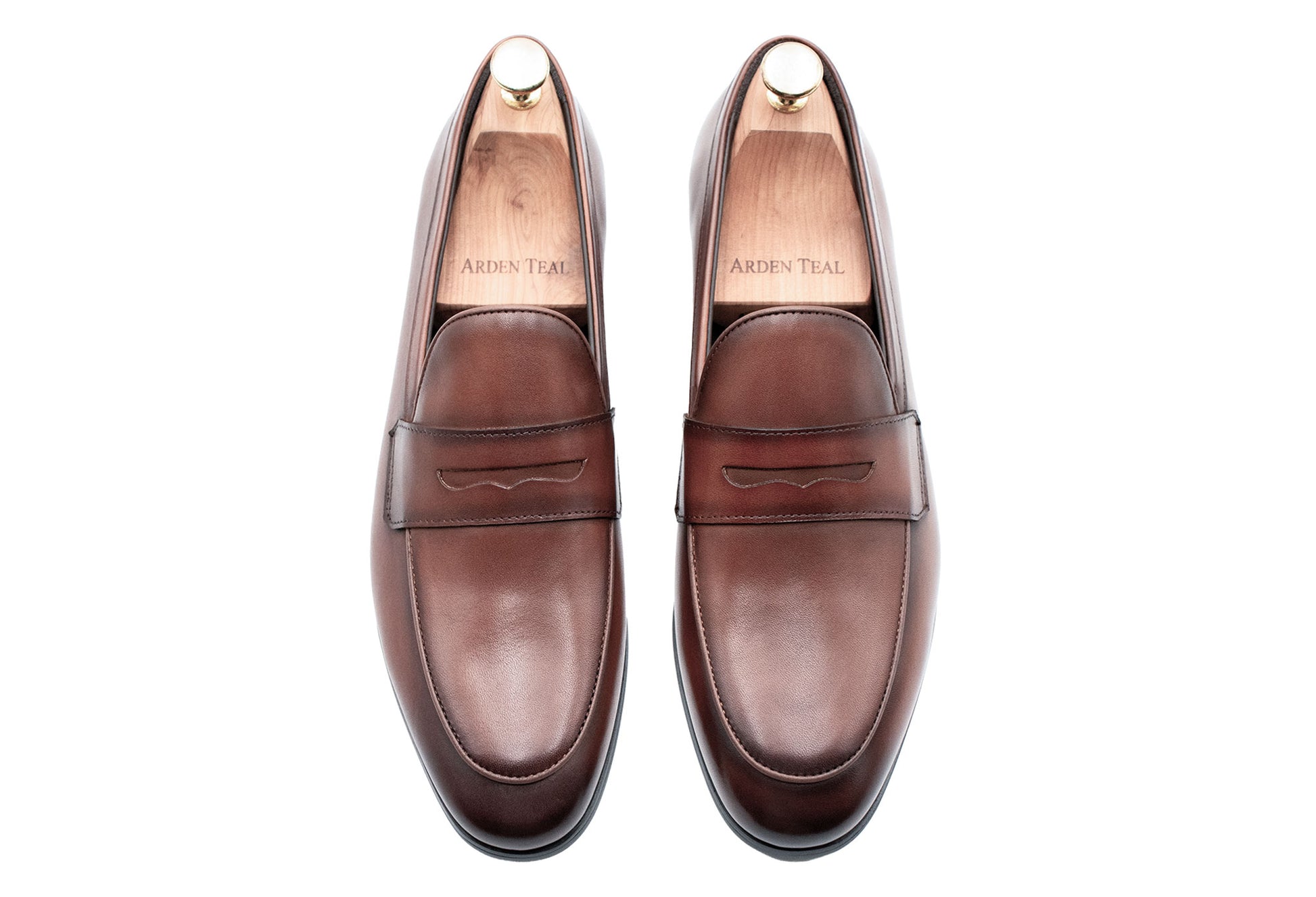 Olavarria Chestnut Blake Stitch Penny Loafer