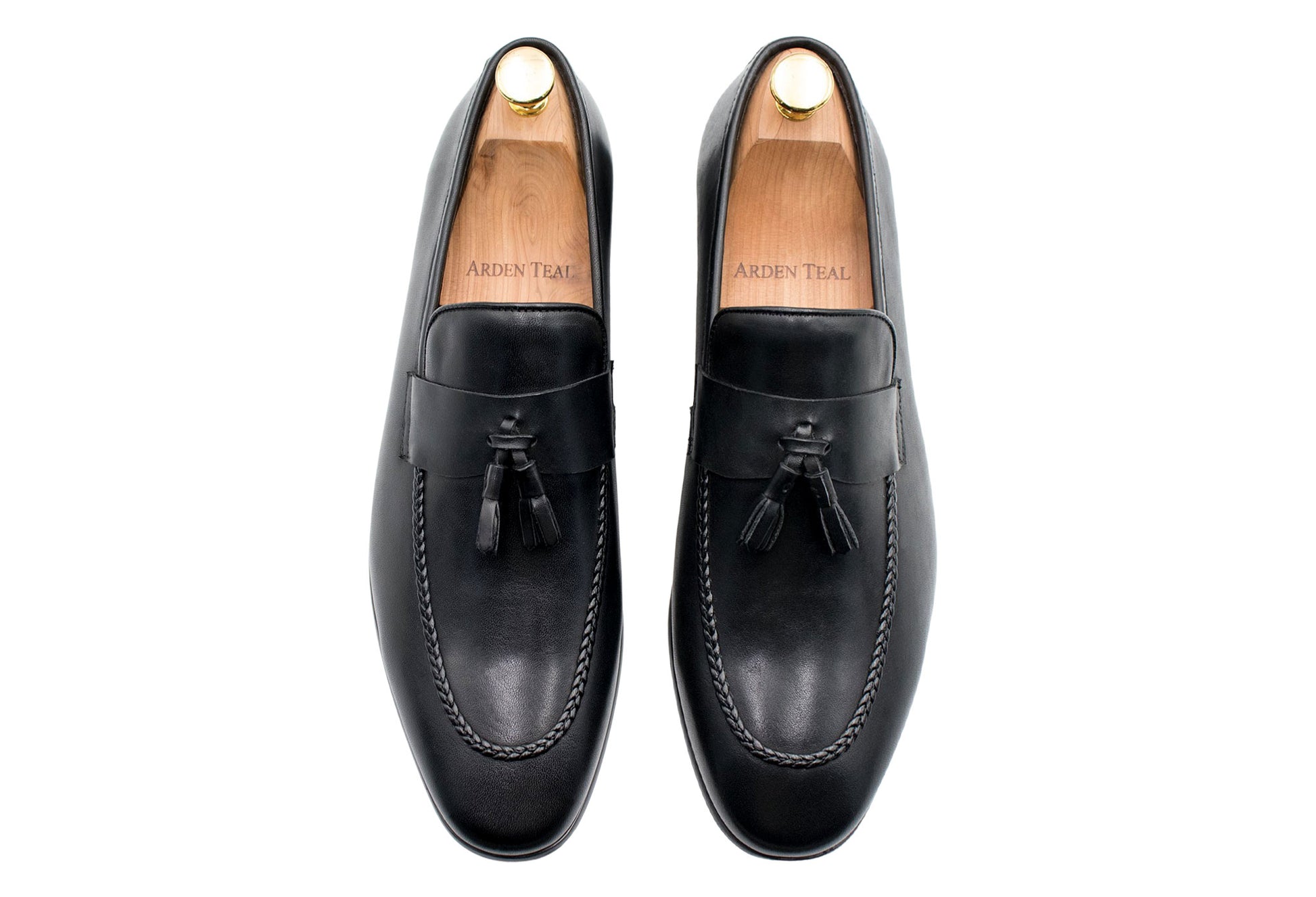 Aguilares Blake Stitch Black Loafer