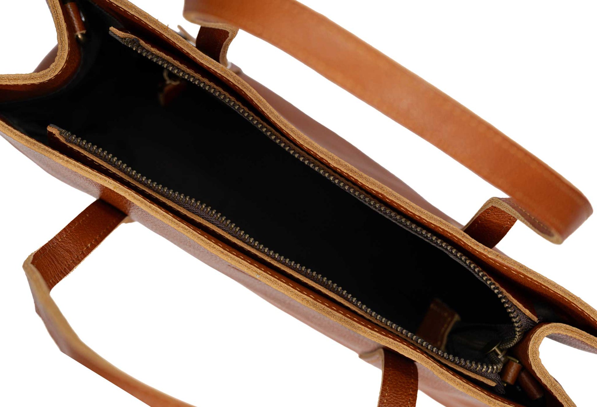 Madryn Chestnut Leather Mini Messenger Bag