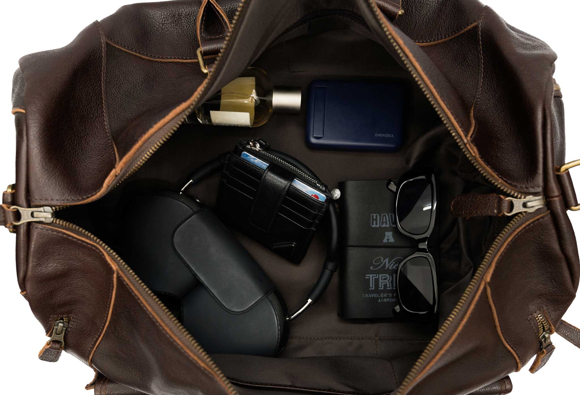 Barichara Walnut Leather Duffle