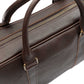 Medellin Walnut Leather Messenger Bag