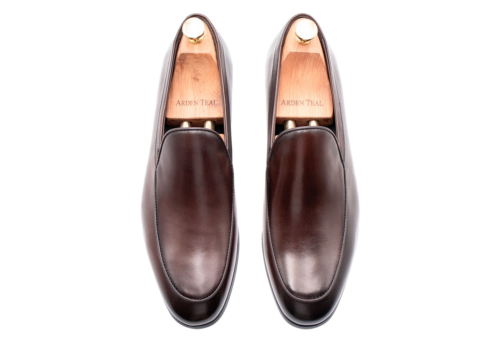 Moreno Walnut Blake Stitch Venetian Loafer