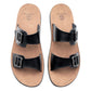 Federacion Black Sandals