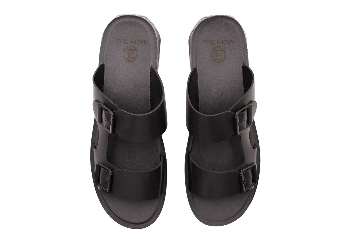 Rios Black Sandals