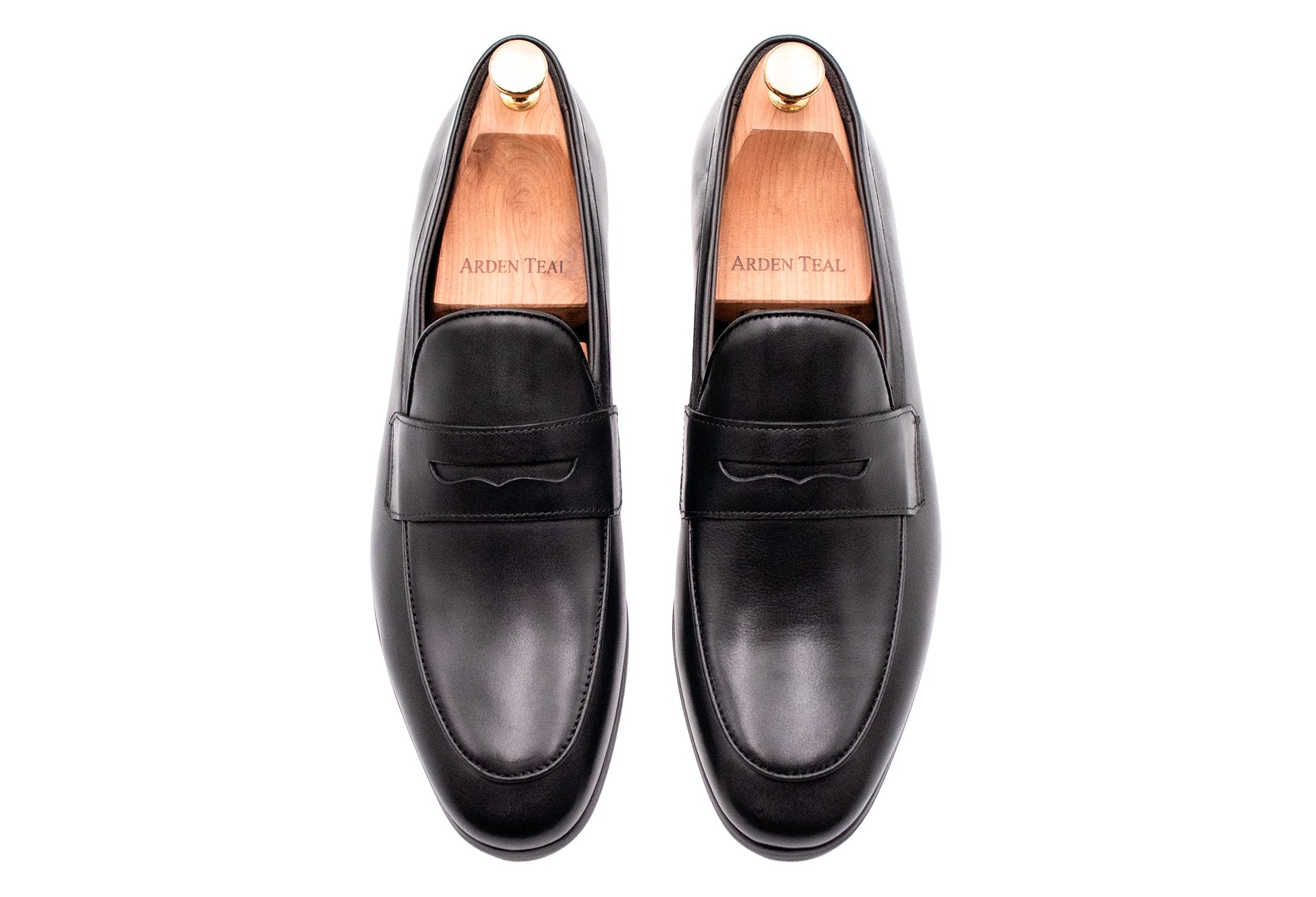 Olavarria Black Penny Loafer