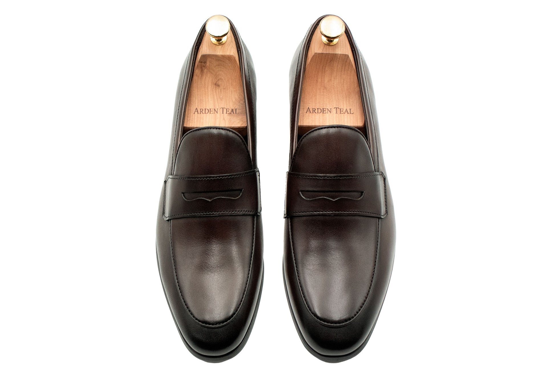 Olavarria Walnut Blake Stitch Penny Loafer