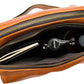 Caldas Chestnut Leather Crossbody Bag