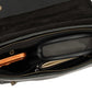 Salento Black Leather Crossbody Bag