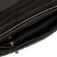 Salento Black Leather Crossbody Bag