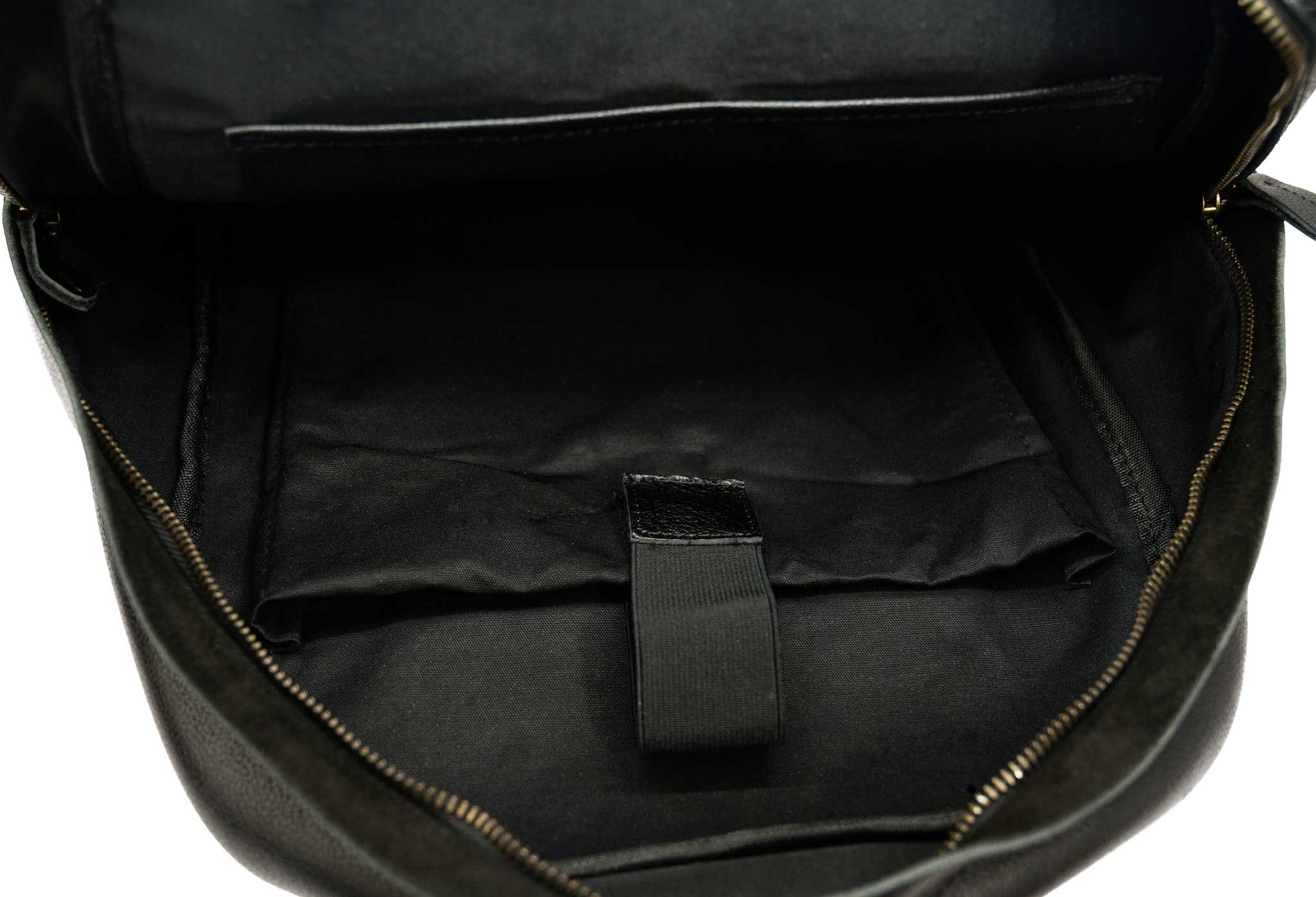 Neiva Black Leather Backpack
