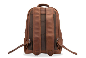 Sevilla Chestnut Leather Backpack