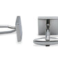 Aragua Chrome Check Cufflink