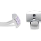 Petare Lavendar Diamonte Cufflink
