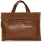 Piedras Chestnut Leather Messenger Bag