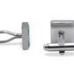 Isla Turqoise Diamonte Cufflink