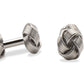 Ojeda Double Side Chrome Knot Cufflinks