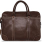 Pedrera Walnut Leather Messenger Bag