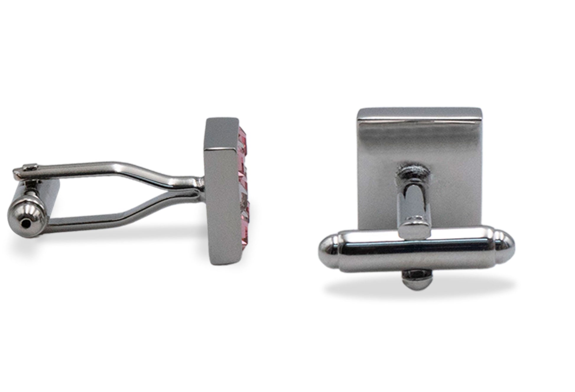 Isla II Pink Diamonte Cufflink