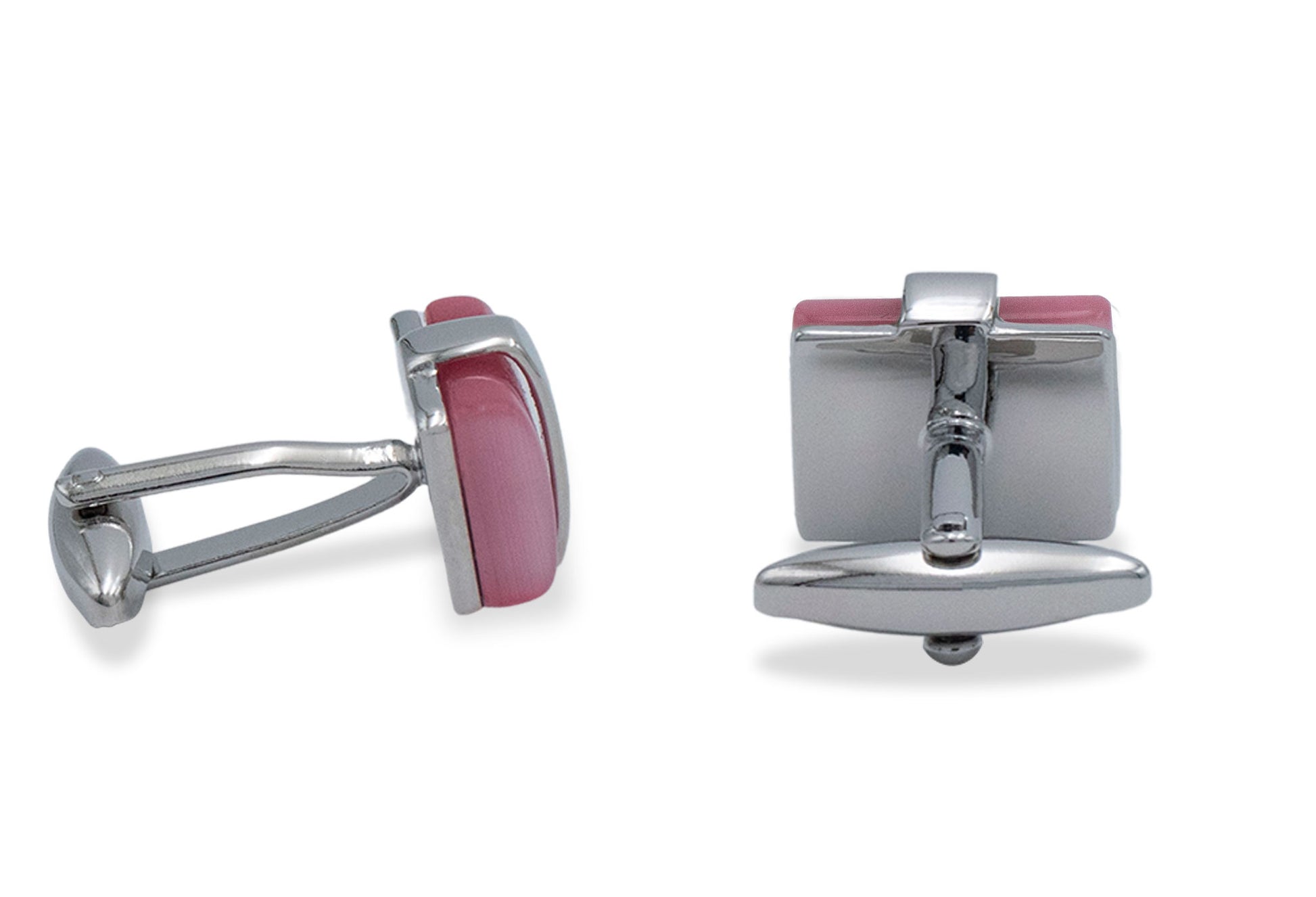 Araure Chrome Pink Cufflink
