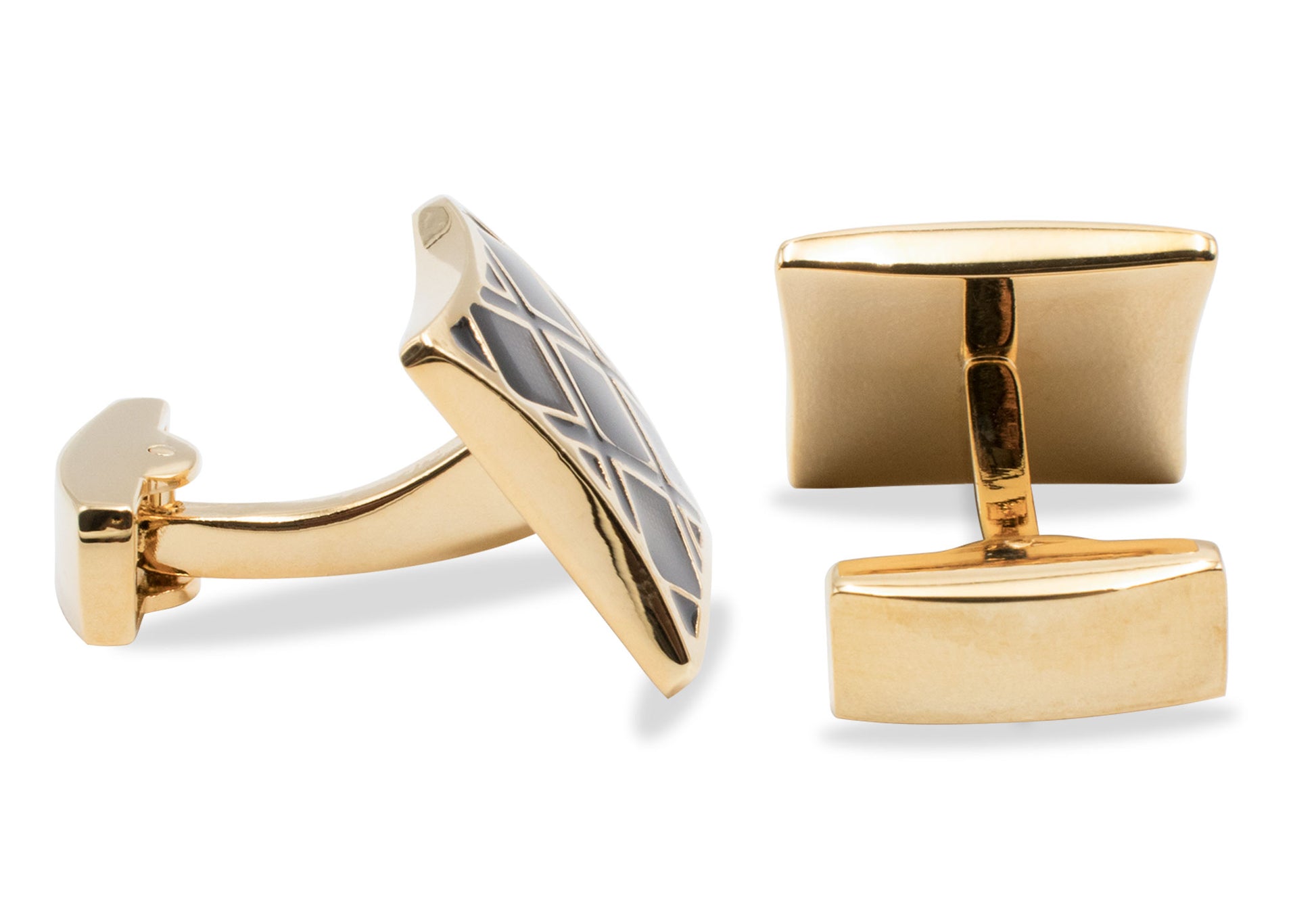 Barlovento Black Gold-Tone Cufflink