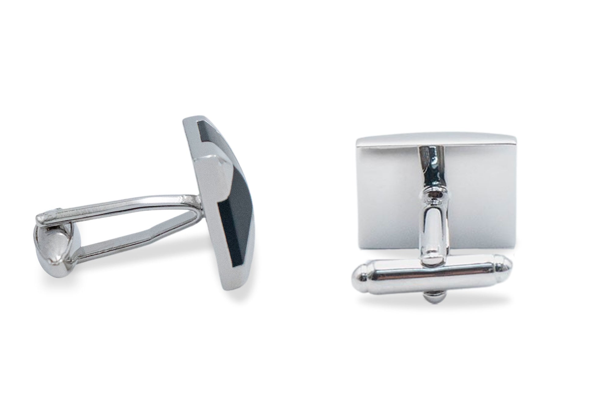 Cagua Chrome Diagonal Cufflink