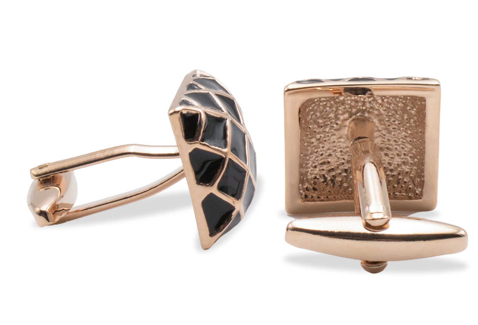 Barlovento II Black Gold-Tone Cufflink