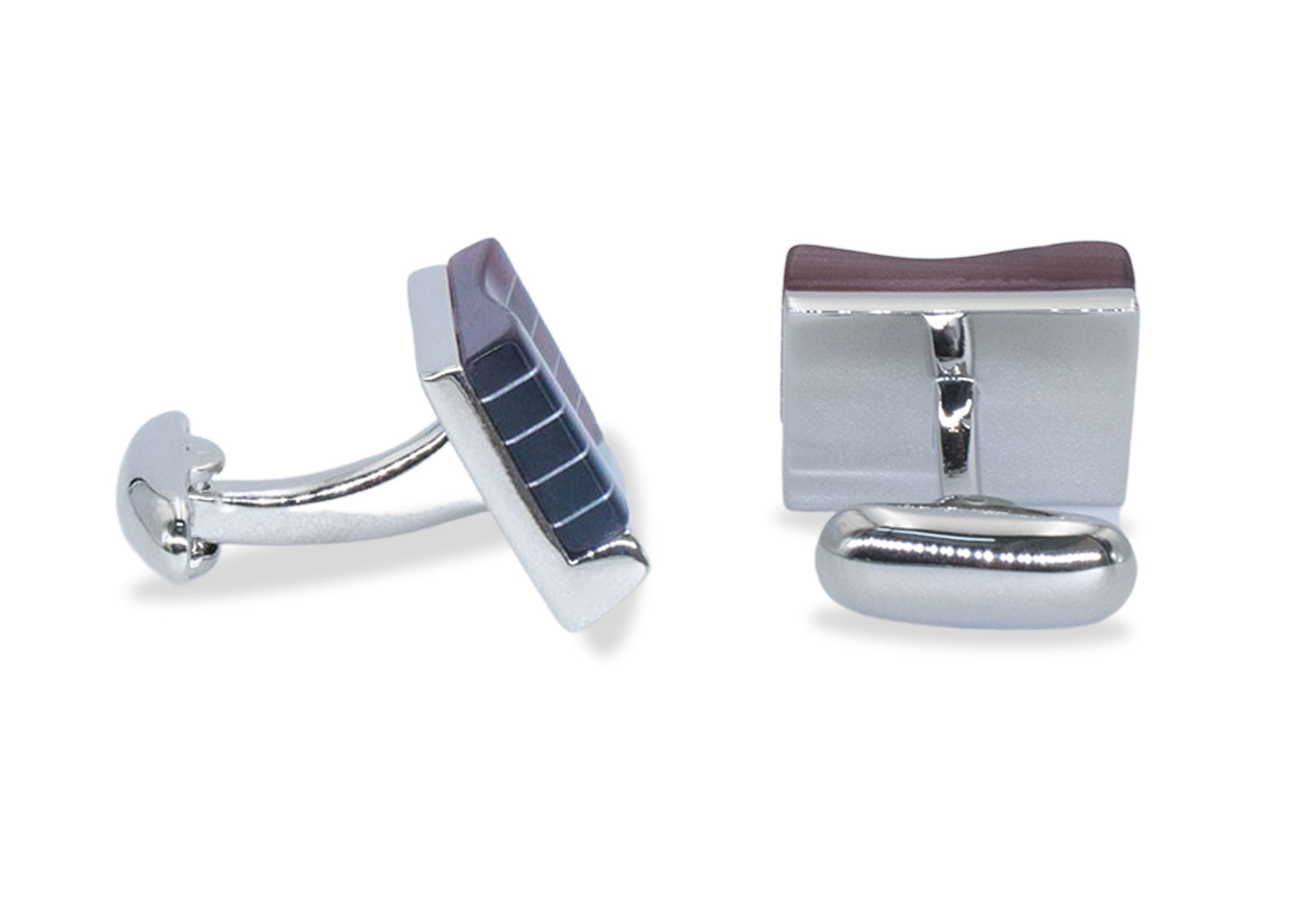 Merida Sangria Chrome Cufflink