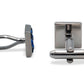Isla II Blue Diamonte Cufflink