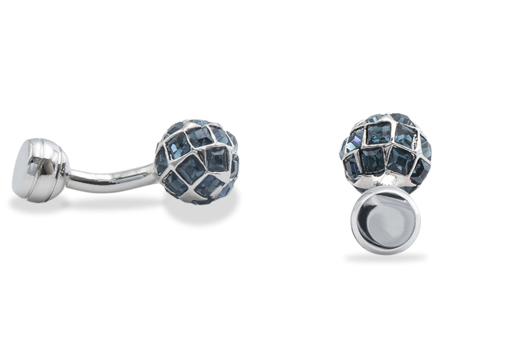 Sinamaica Teal Diamonte Cufflinks