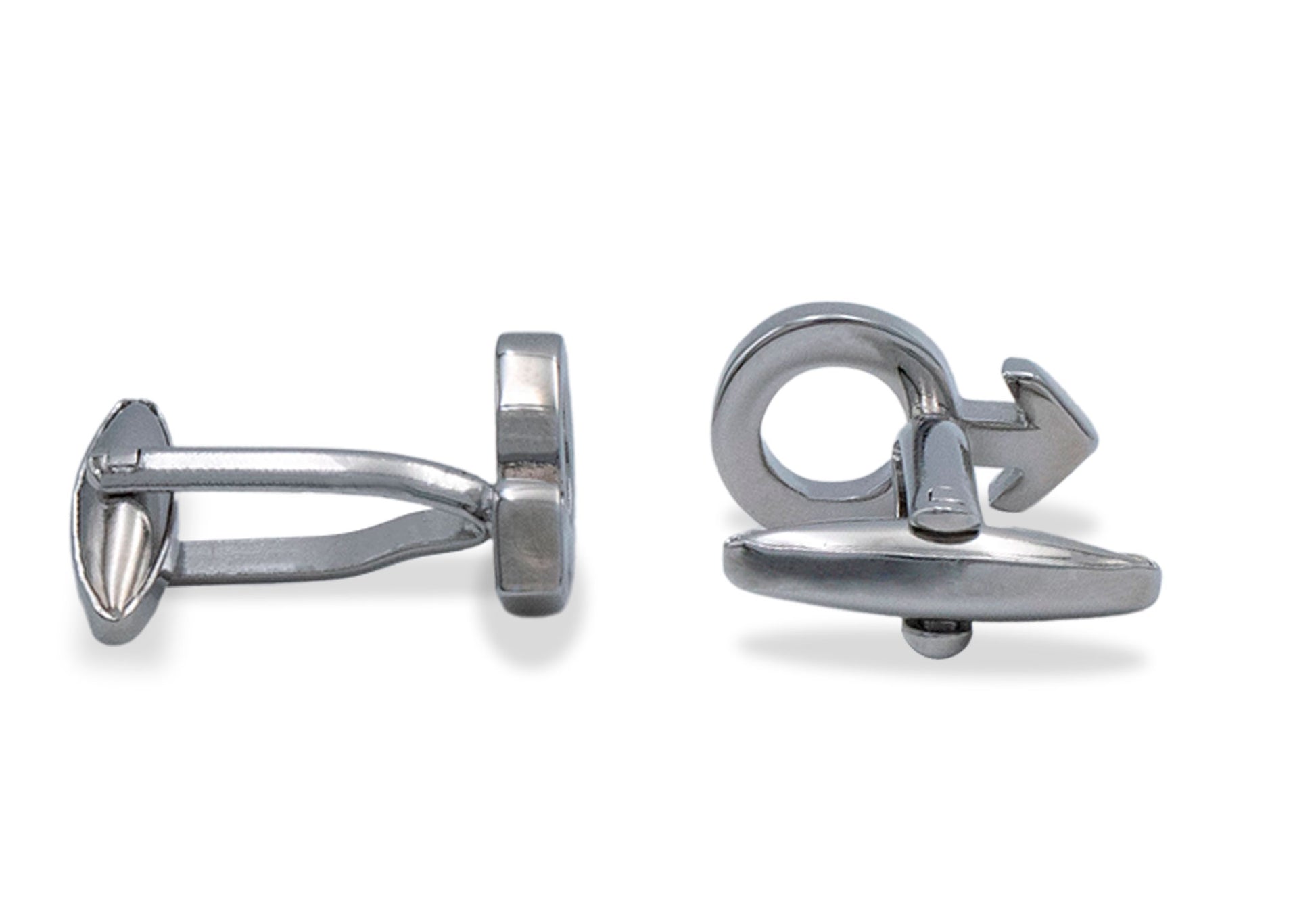 Melpo Arrow Chrome Cufflink