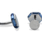 Monagas Blue Hex Cufflinks