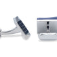 Merida Navy Chrome Cufflink