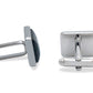 Aragua Chrome Rectangle Cufflink