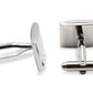Ocumare Chrome Diamonte Cufflink