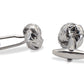Ojeda Chrome Arrow Knot Cufflinks