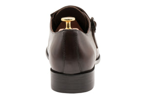Gallegos Walnut Double Monk Leather Shoes