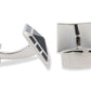 Mancora Square Chrome Cufflink