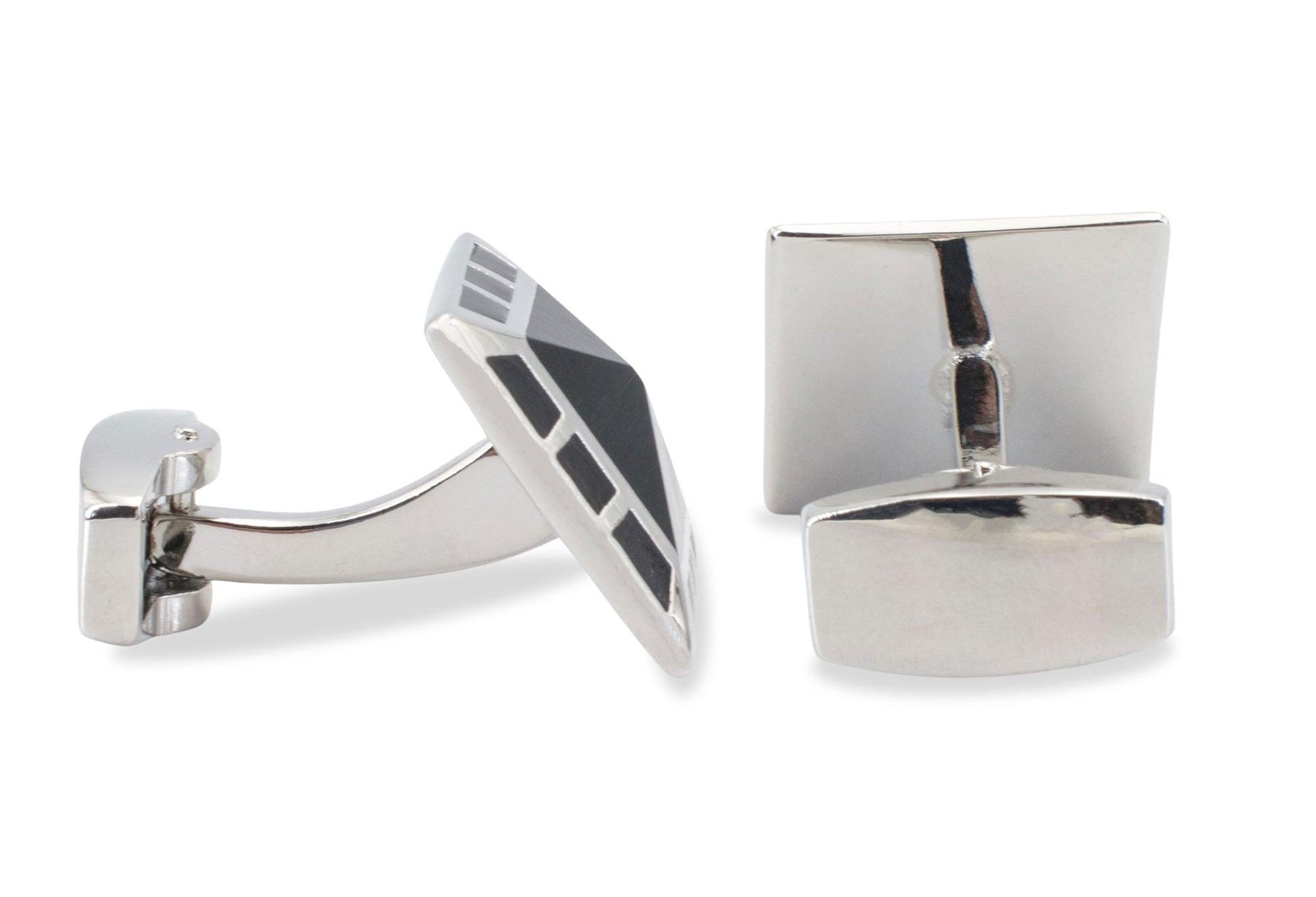 Mancora Square Chrome Cufflink
