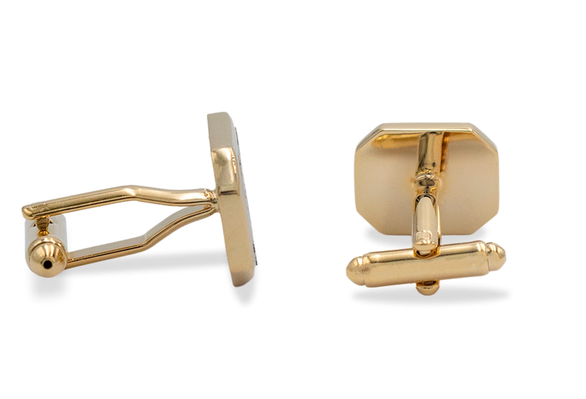Acarigua Rectangle Gold Cufflink