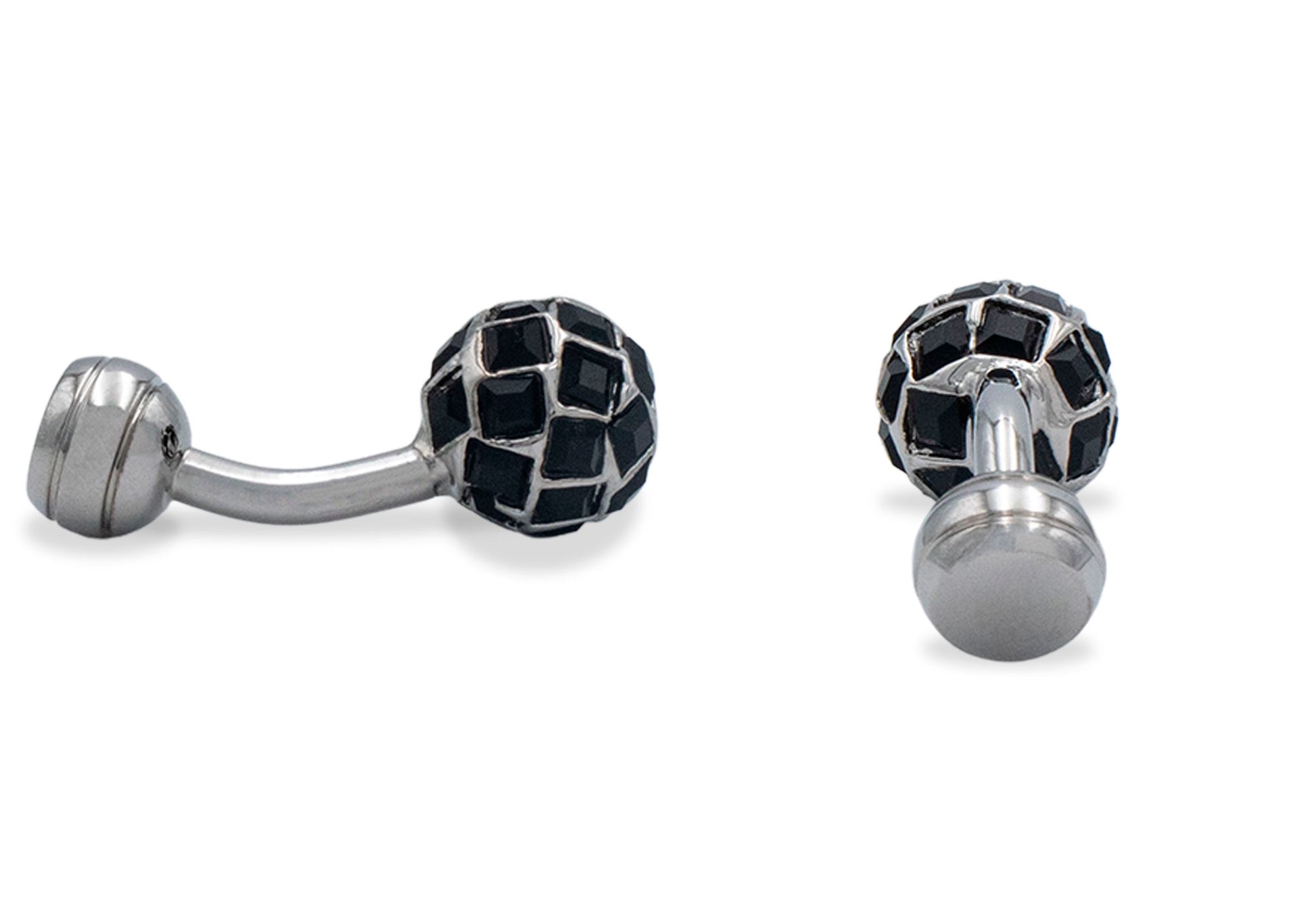 Sinamaica Black Diamonte Cufflinks