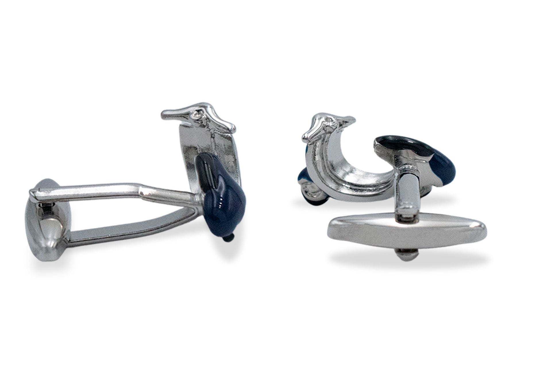 Puno Blue Vespa  Cufflink