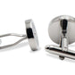 Guanare Chrome Diamonte Cufflink