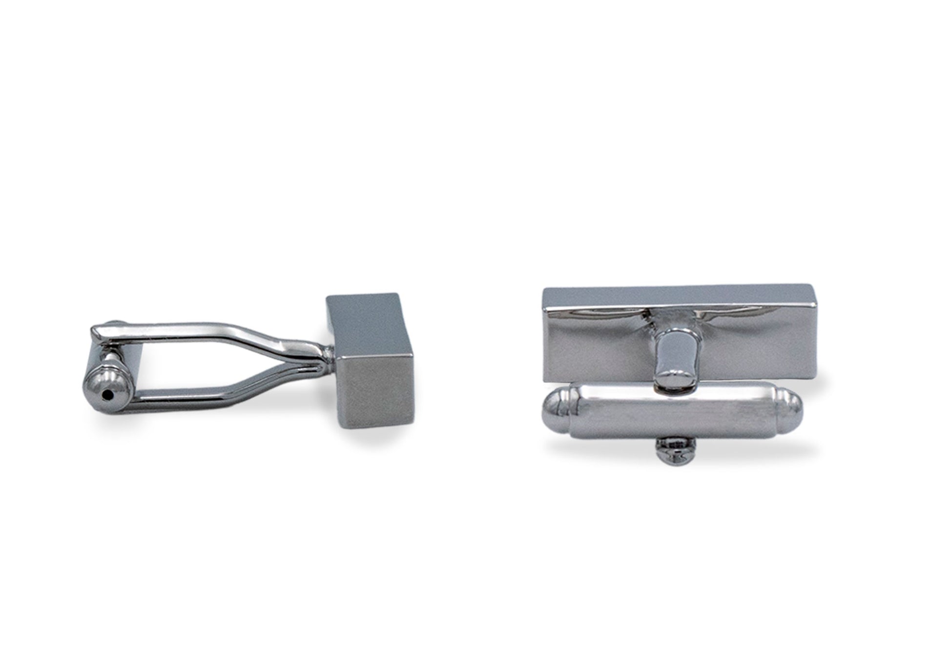 Aragua II Chrome Ingot Cufflinks