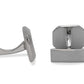Acarigua II Rectangle Chrome Cufflink