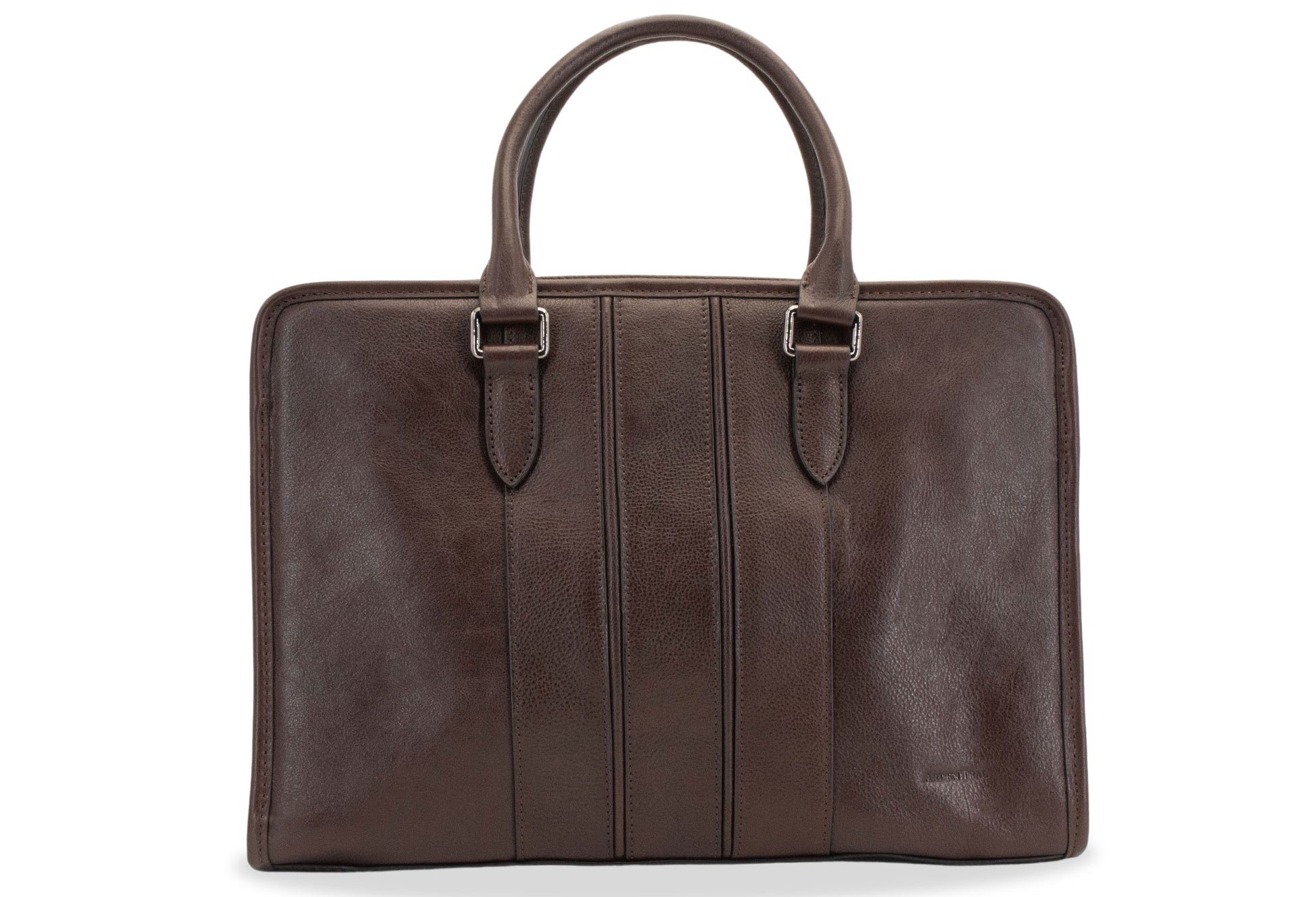 Envigado Walnut Leather Compact Messenger Bag