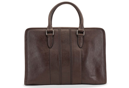 Envigado Walnut Leather Compact Messenger Bag