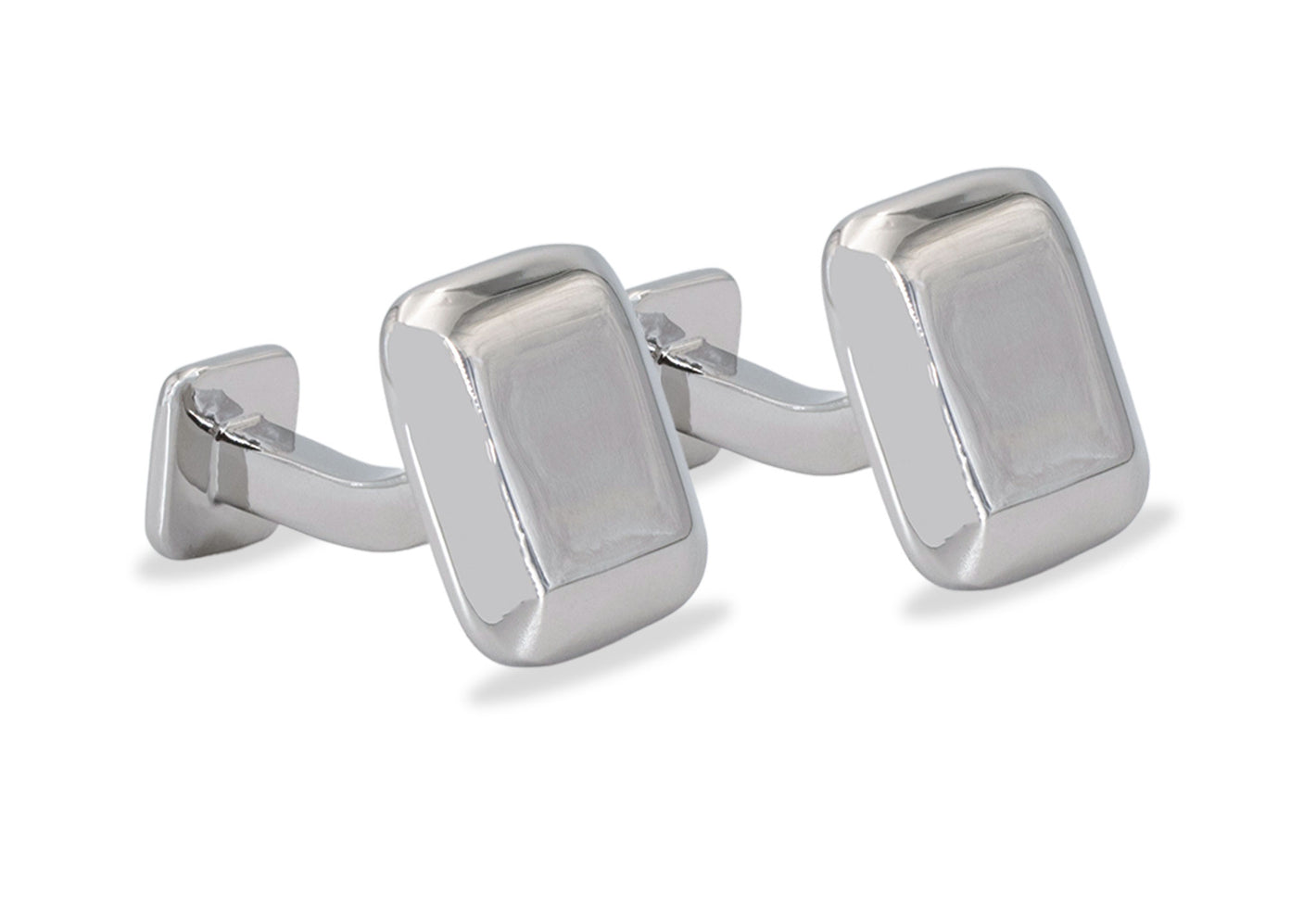 Chimbote Square Chrome Cufflink