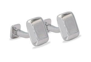 Chimbote Square Chrome Cufflink