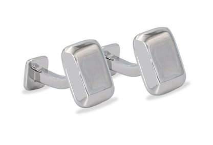 Chimbote Square Chrome Cufflink