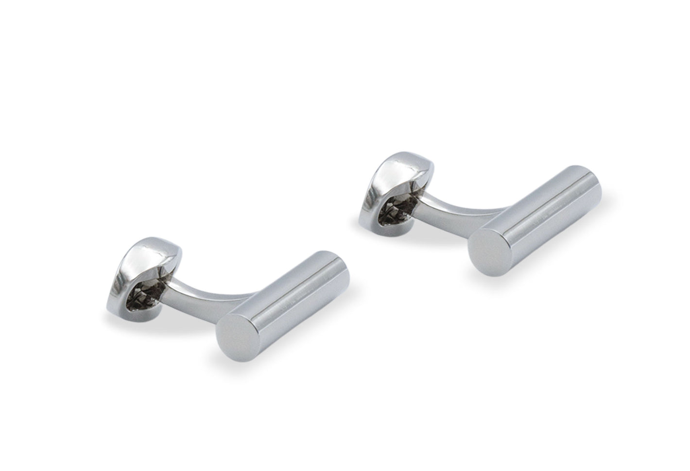Aragua Chrome Tube Cufflinks